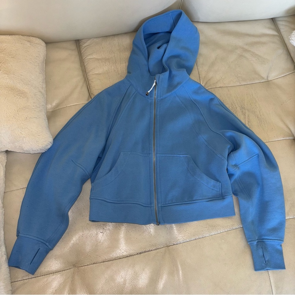 LULULEMON Bright Blue Full Zip Scuba